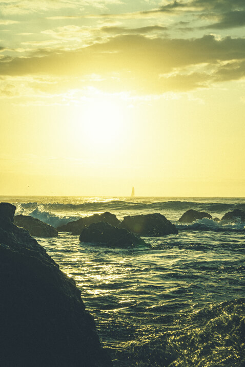 plage voilier