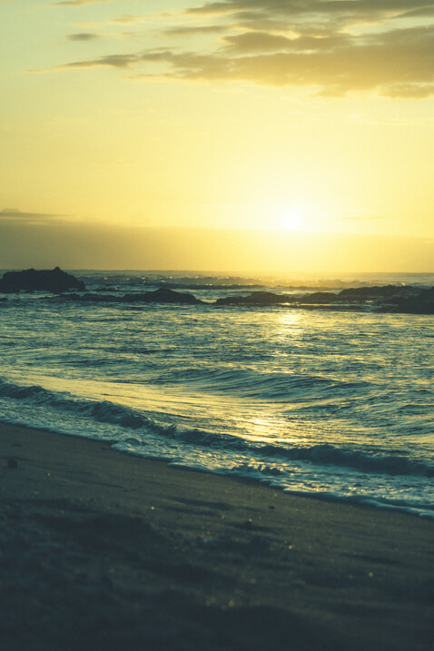 plage sunset