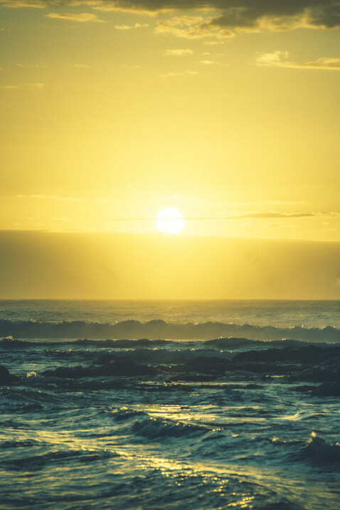 plage sunset