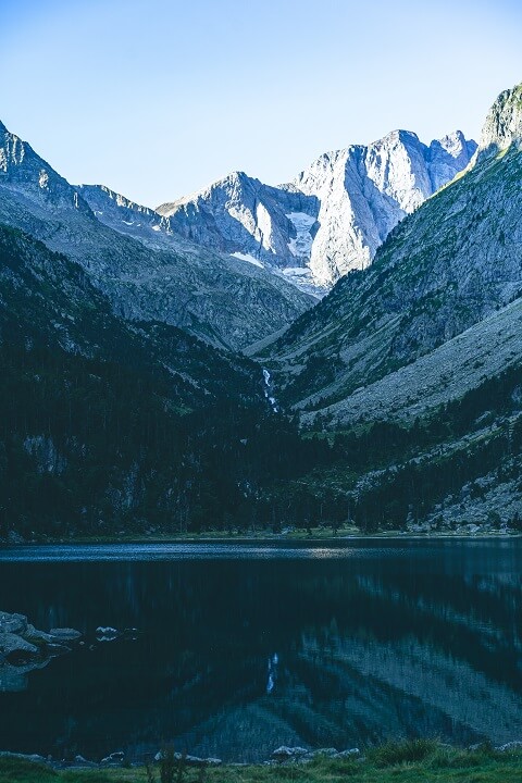 montagne en reflet