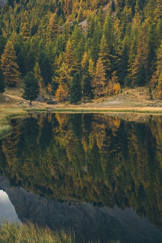 lac miroir