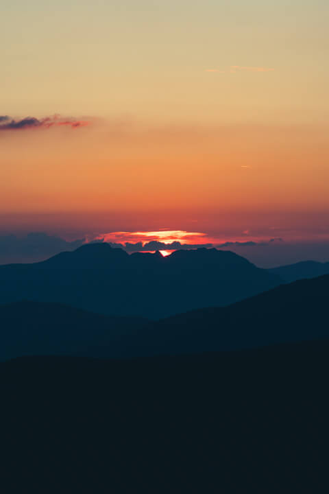 coucher soleil milieu