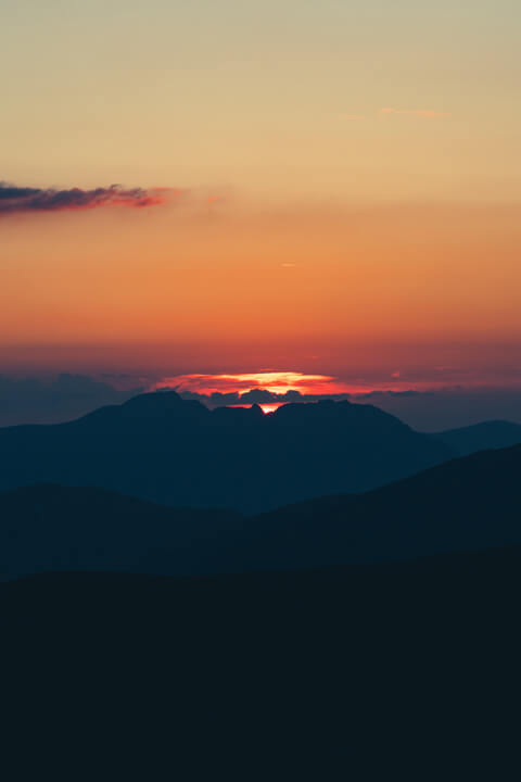 coucher soleil fin