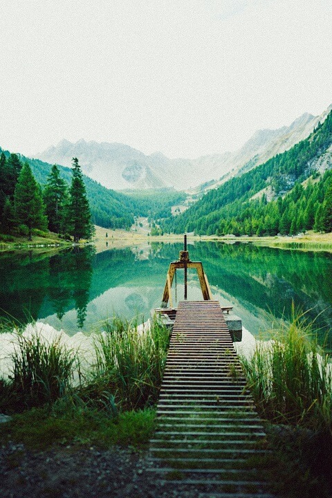 lac orceyrette de face