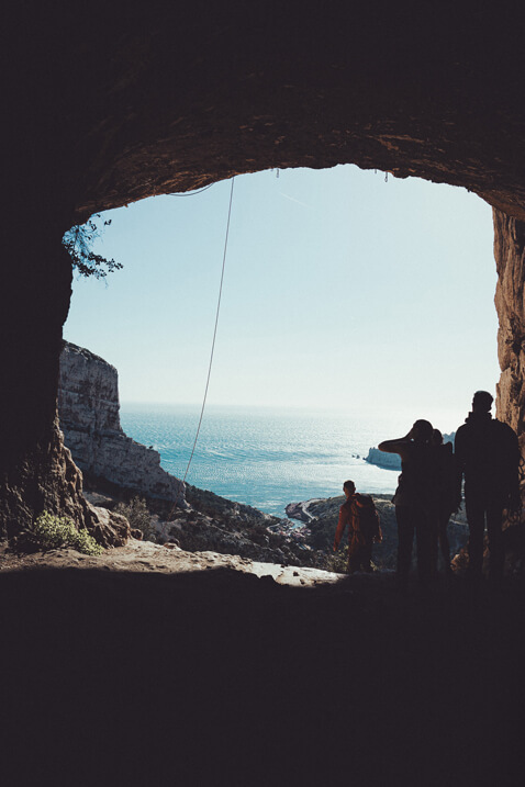 vue depuis grotte