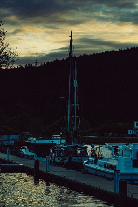 bateau sunset