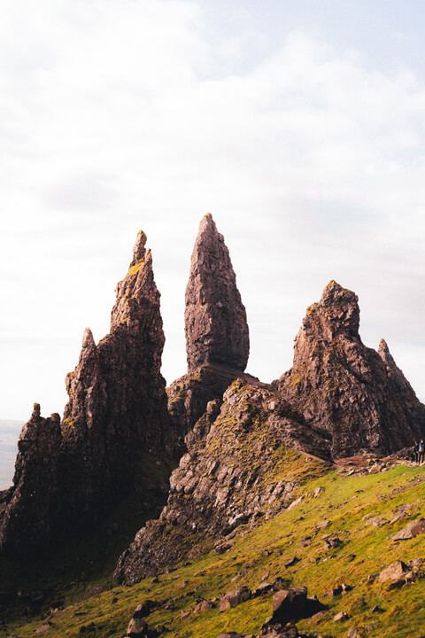 old man of storr les trois pierres