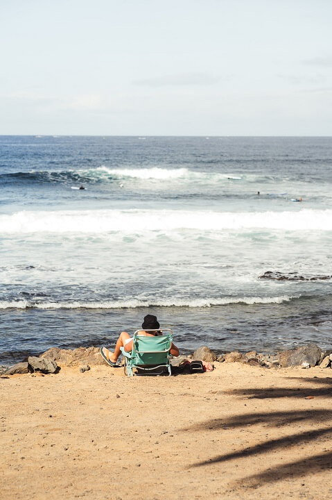 chill sur la plage