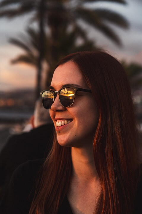 lunette reflet sunset 1