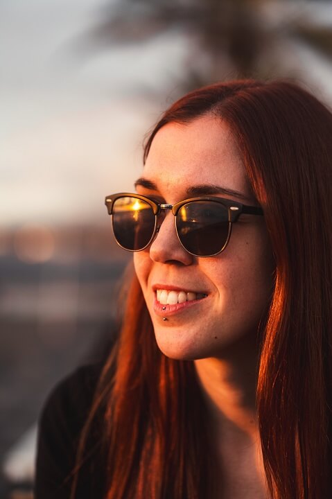 lunette reflet sunset 2