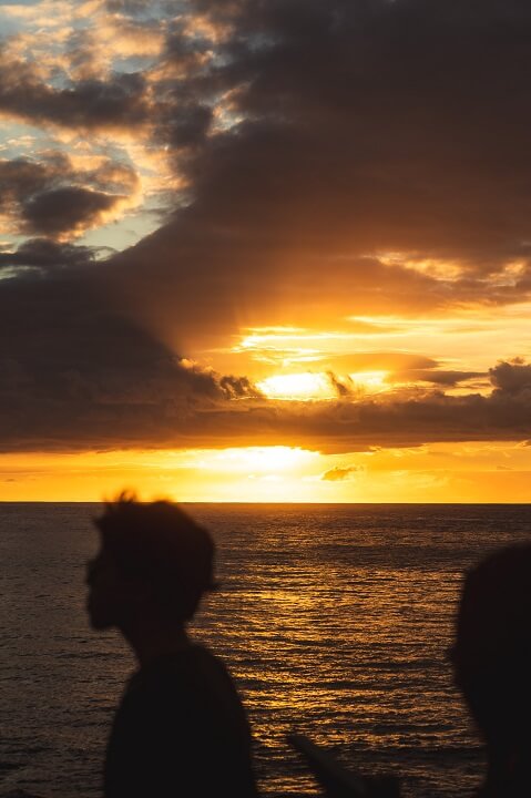 ombre sunset
